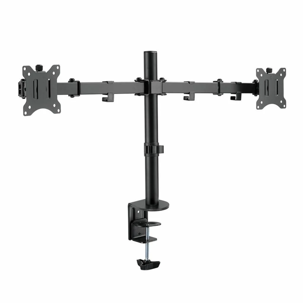 Monitorhalterung 2-fach 17-32" Armlänge verstellbar von LogiLink - Produktbild 1 von 7