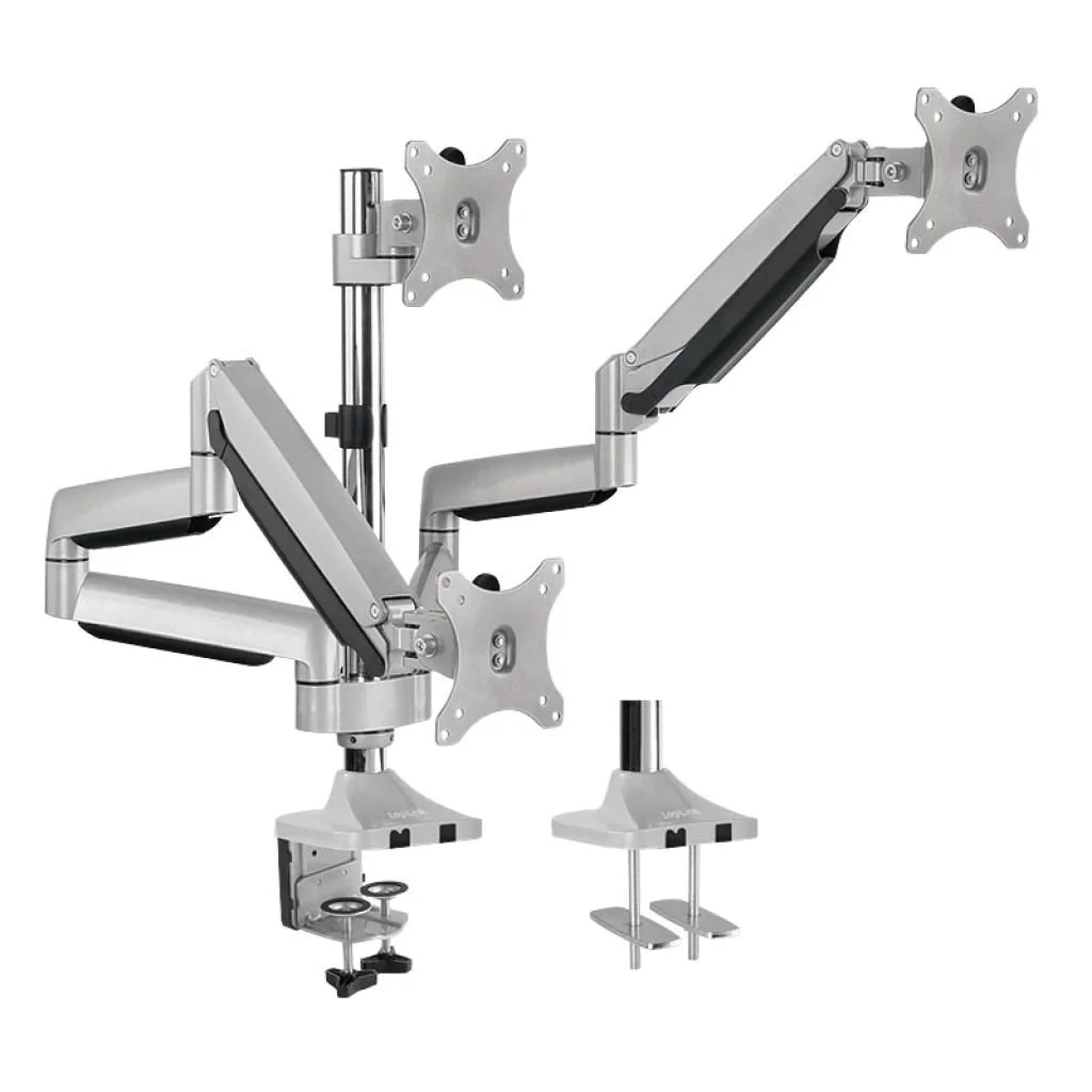 Monitorhalterung 3-fach 13-32" 2x Gasdruckfeder von LogiLink - Produktbild 2 von 9