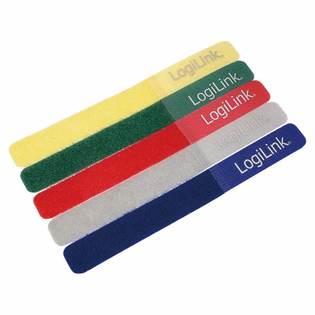 Kabelbinder mit Klettverschluss 5 Stk. - Bunt - TDI-KAB0008