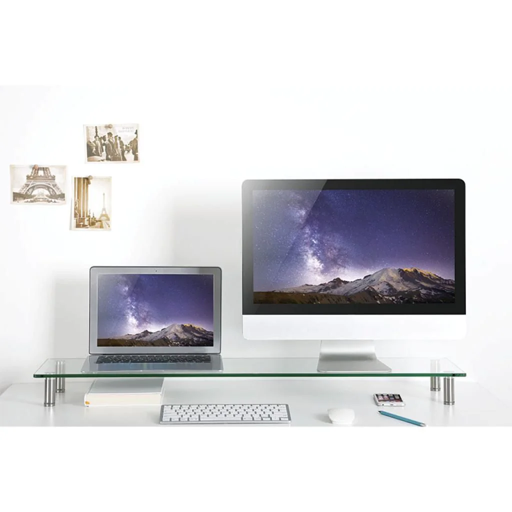 Monitorerhöhung aus Glas 1000 mm lang von LogiLink - Produktbild 6 von 11