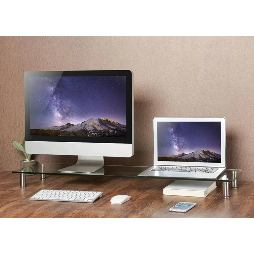 Monitorerhöhung aus Glas 1000 mm lang von LogiLink - Produktbild 7 von 11