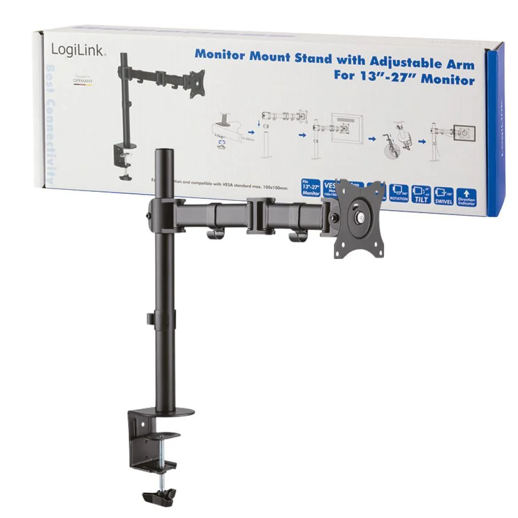 Monitorhalterung 13-27" Armlänge 428 mm von LogiLink - Produktbild 7 von 7