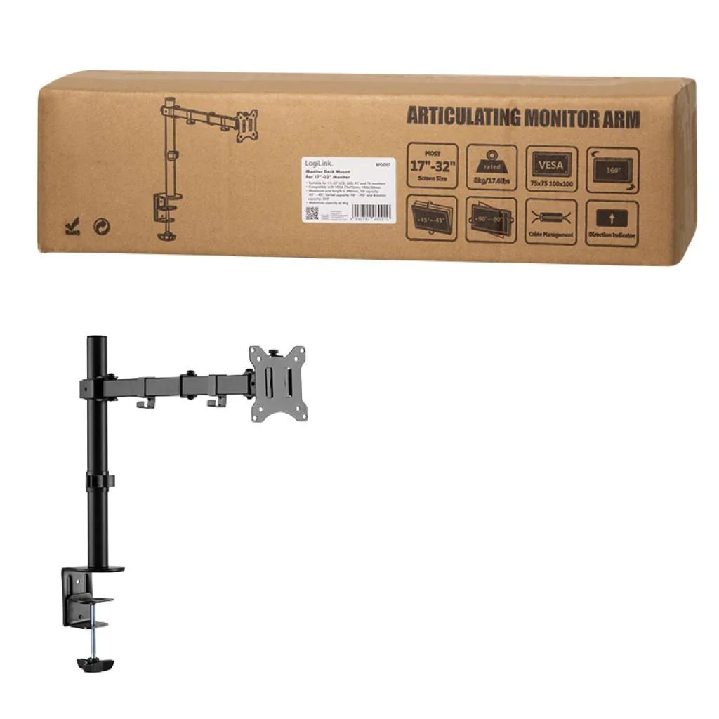 Monitorhalterung 17-32" Armlänge verstellbar von LogiLink - Produktbild 8 von 8