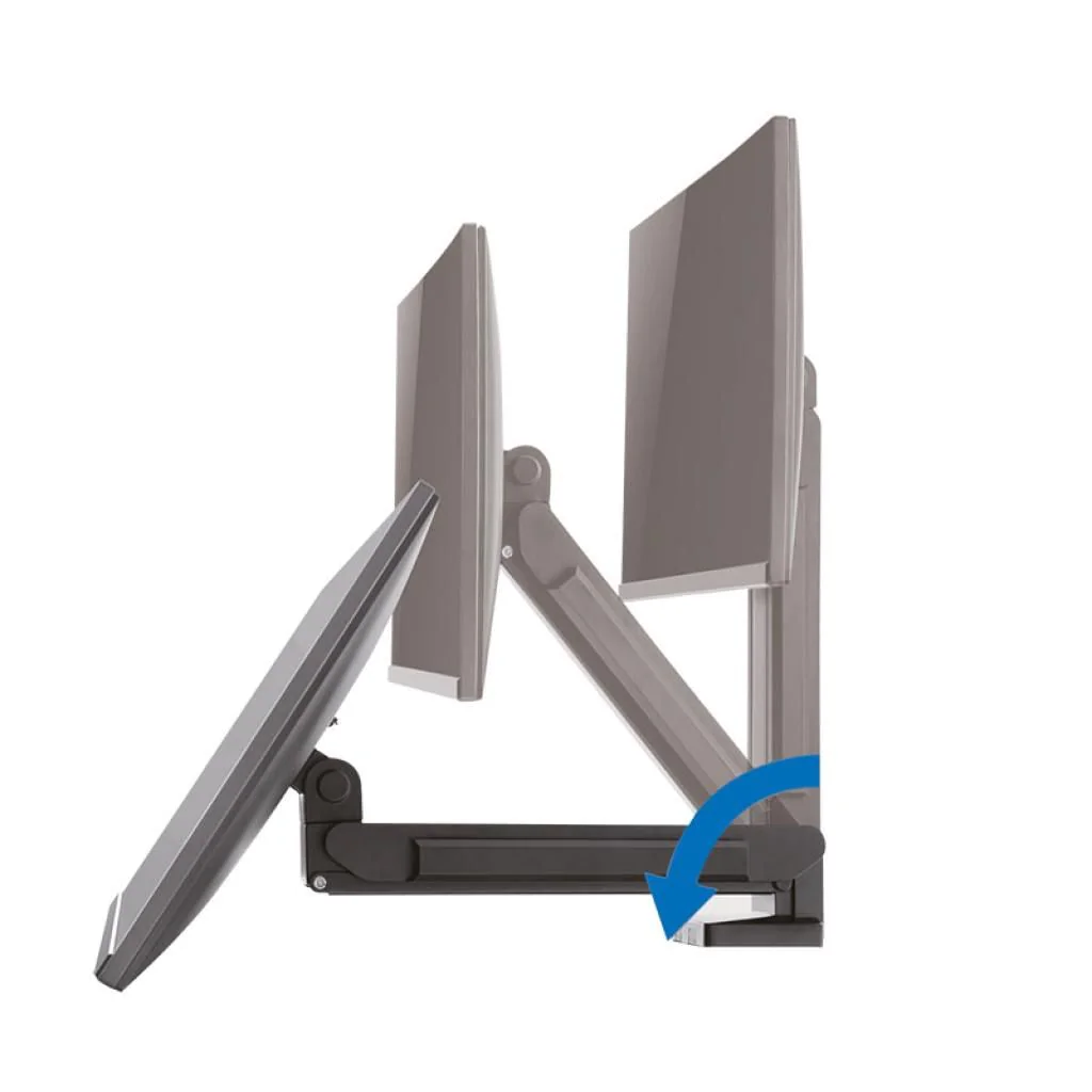 Kolink M32G9SS Single Monitorhalterung Monitor-Halterung, (17 - 32 Zoll, 9  kg, Bildschirmhalterung mit Tischklemme, Schwenkarm, drehbar,  Tischhalterung, Curved Monitor Halterung, schwarz)