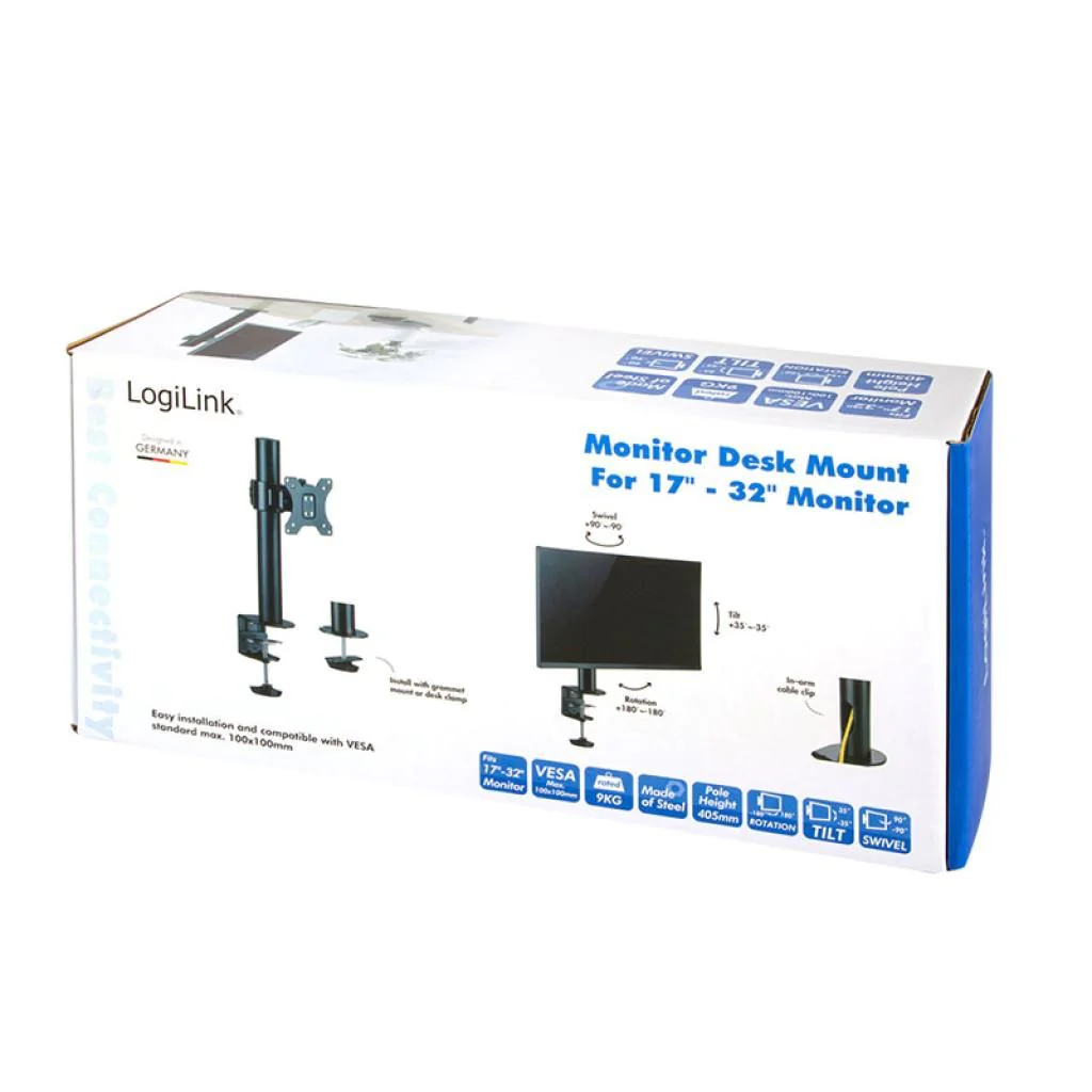 Monitorhalterung 17-32" max. 9 kg von LogiLink - Produktbild 7 von 8