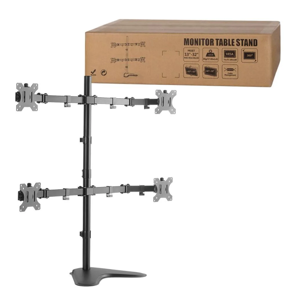 Monitorständer 4-fach 13-32" Armlänge je 399 mm von LogiLink - Produktbild 6 von 6