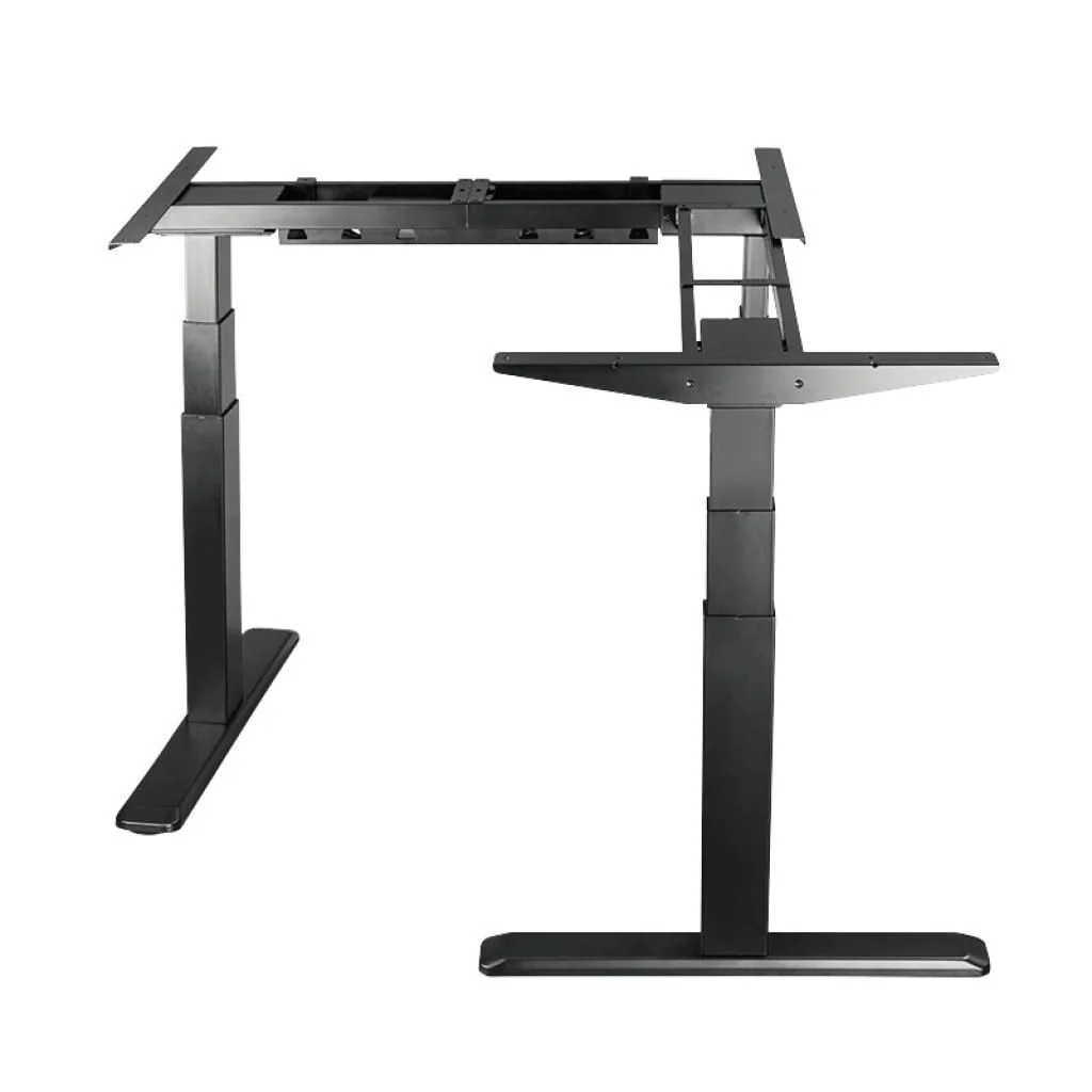 Elektr. verstellbares Tischgestell 3 Motoren 90° L-Form von LogiLink - Produktbild 4 von 10