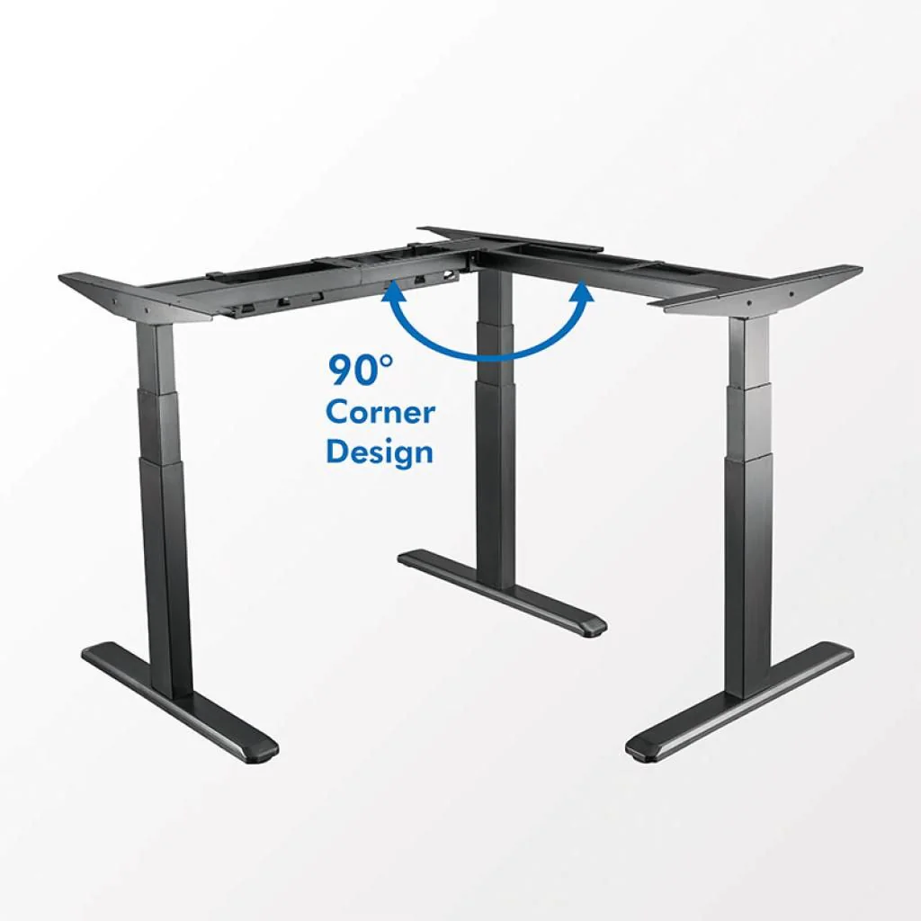 Elektr. verstellbares Tischgestell 3 Motoren 90° L-Form von LogiLink - Produktbild 6 von 10