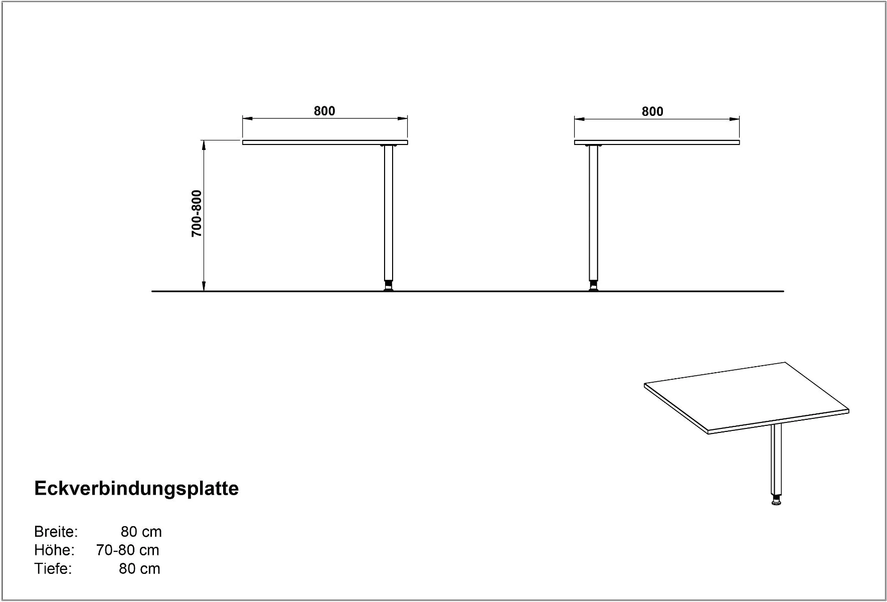 Tischplatte 4255 von BME home - Produktbild 4 von 4