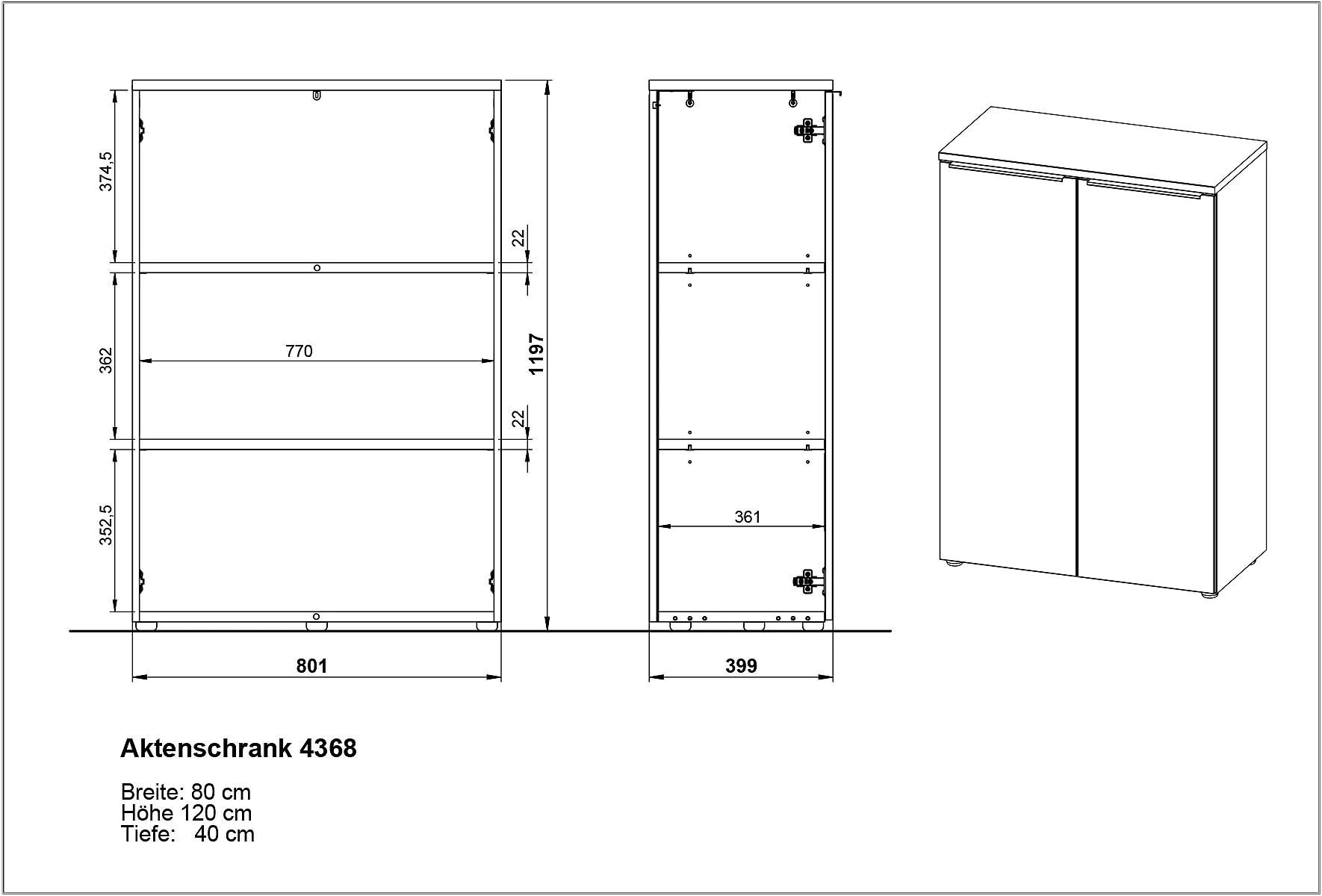 Aktenschrank Mailand 4368 von BME home - Produktbild 7 von 7