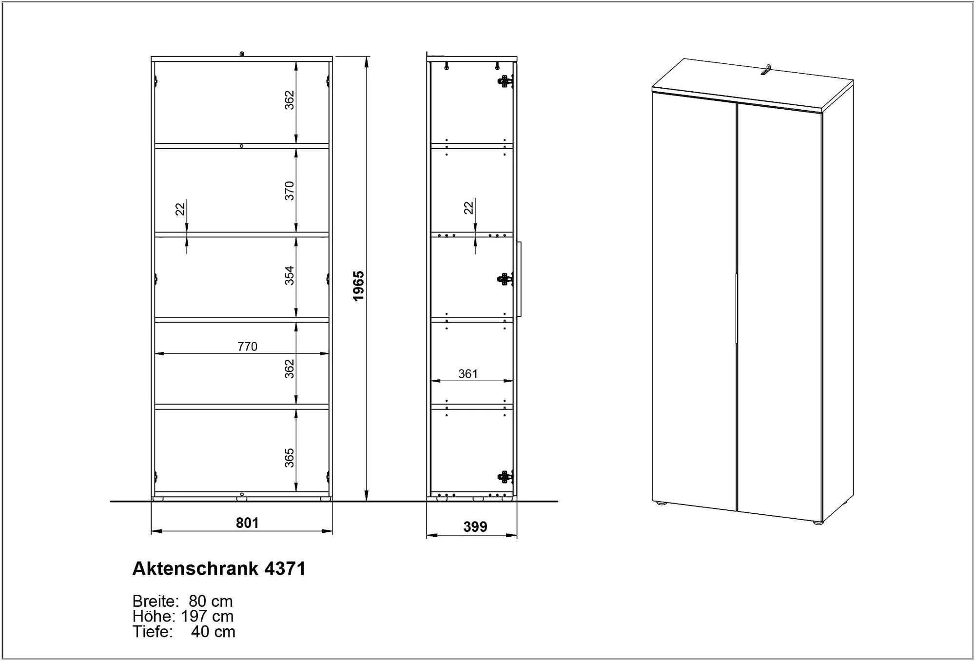 Aktenschrank Mailand 4371 von BME home - Produktbild 7 von 7
