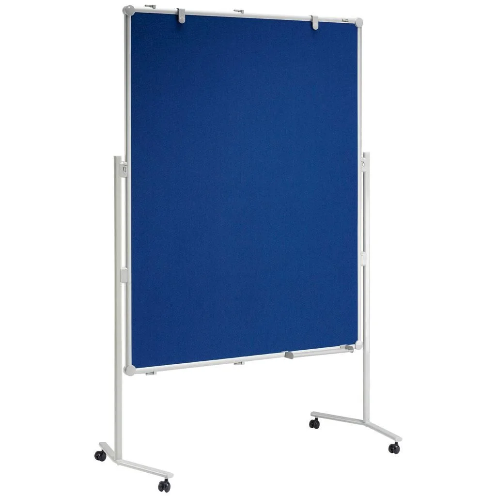 Moderationstafel pro Textil blau 150 x 120 cm - MAU-6380382