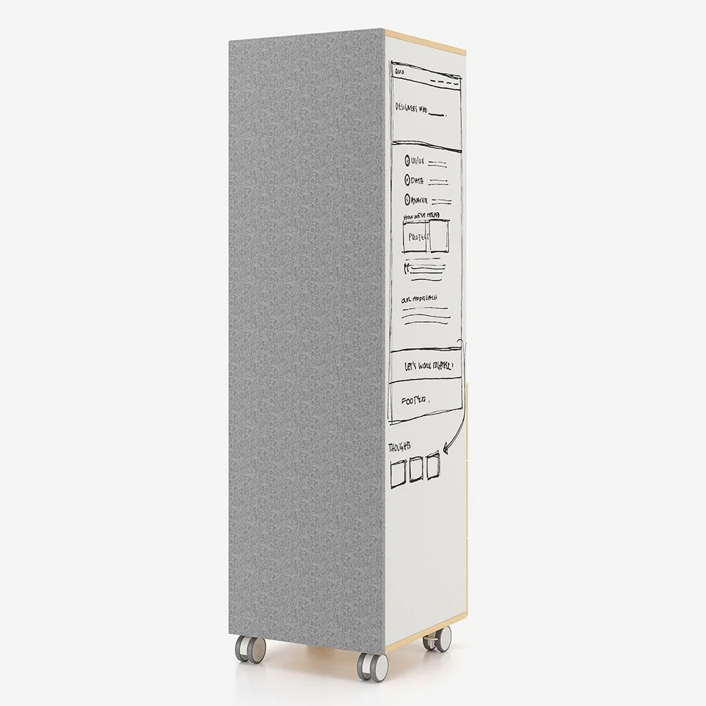 Schrank Offa Mbox mit Whiteboard & Pinnwand von Nowy Styl - Produktbild 7 von 9