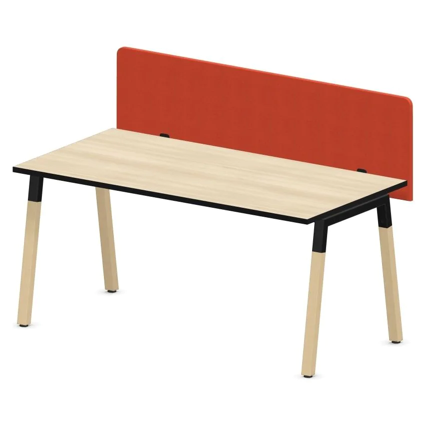 Schreibtisch CS5040 A-LEG LWM mit Sichtschutz von Nowy Styl - Produktbild 1 von 8