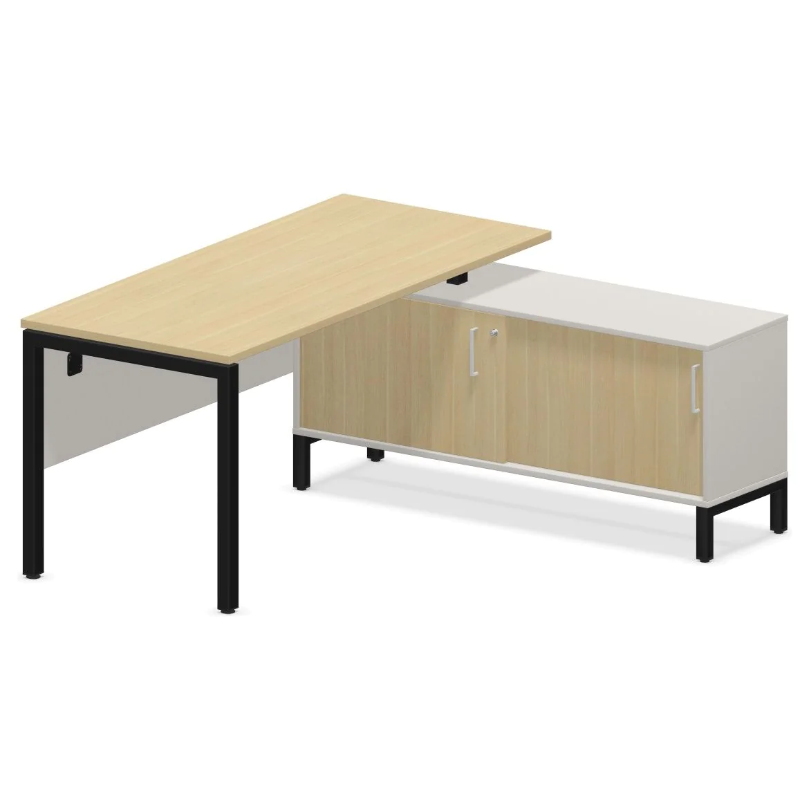 Ausatzschreibtisch CS5040 I-LEG mit Beinraumblende von Nowy Styl - Produktbild 6 von 6