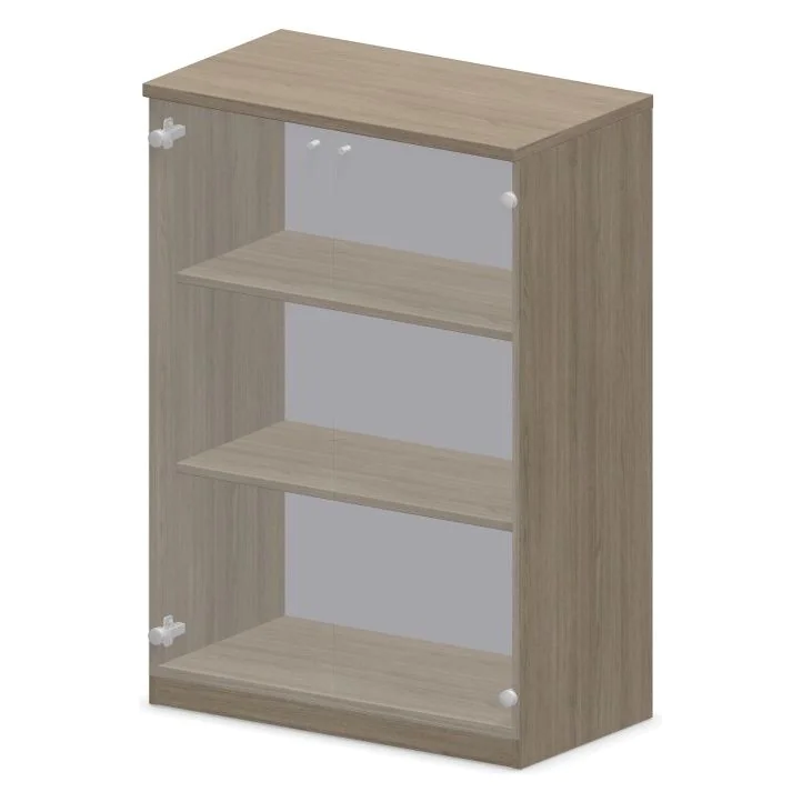 Glasflügeltürenschrank D2 E10 - 3 OH - NST-E10-ES-CABINET-G-D2-3OH
