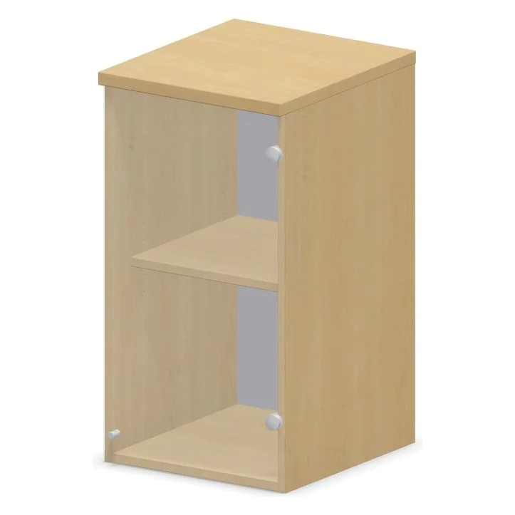 Glasflügeltürenaufsatzschrank D1 E10 - 2 OH - NST-E10-ES-UPPER-CABINET-G-D1-2OH