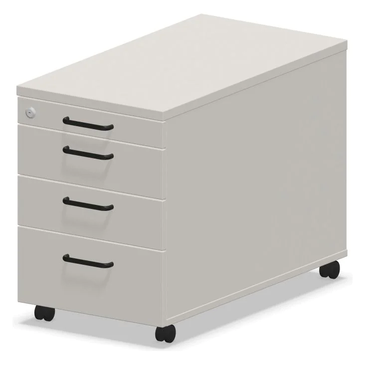 Rollcontainer E10 3S 80 cm - NST-ES-PEDESTAL-MOB-3D-PB-80