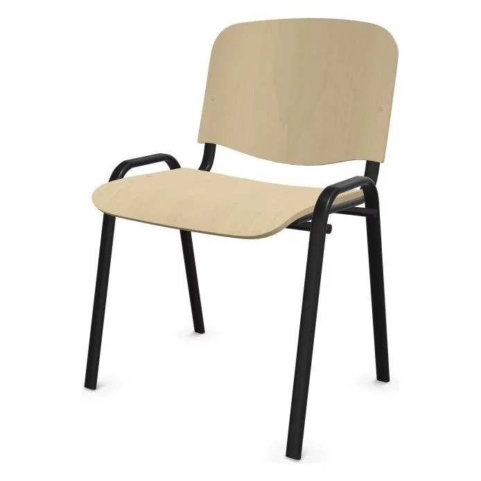 Konferenzstuhl ISO Wood - NST-ISO-DE-4L-BL-WOOD-1.007-GB
