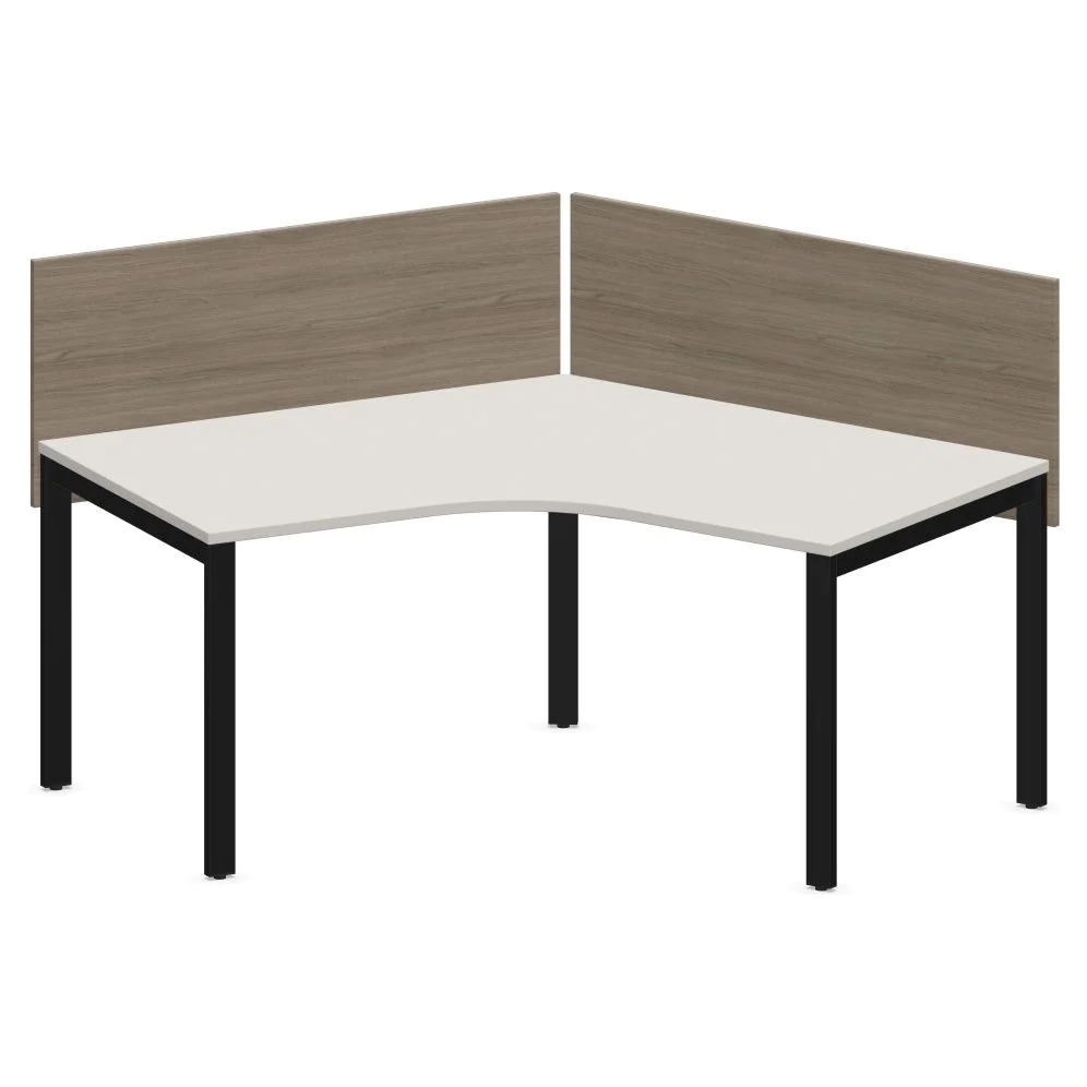 Eckschreibtisch SQart I-LEG mit Sichtschutz von Nowy Styl - Produktbild 6 von 6