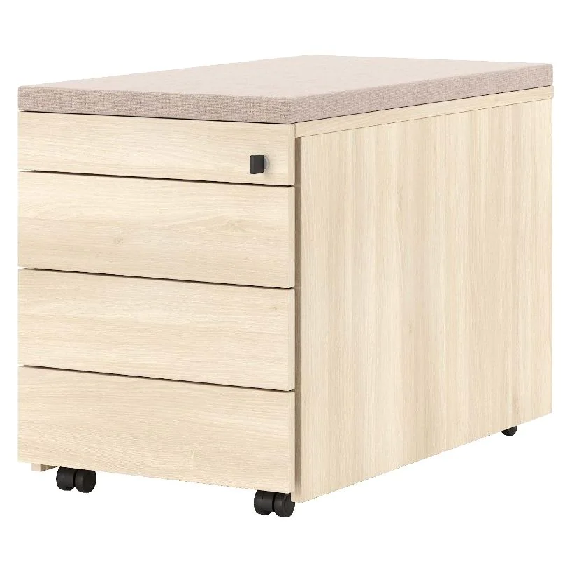 Rollcontainer SQart 3D - 80 cm - NST-SQART-PEDESTAL-MOB-3D-PB-80