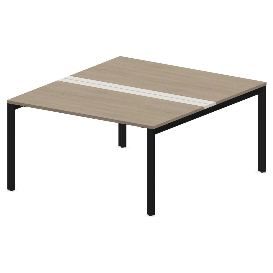 Teamarbeitsplatz SQart 2U I-LEG - NST-SQART-WORKBENCH-2U-I-LEG-FLAP