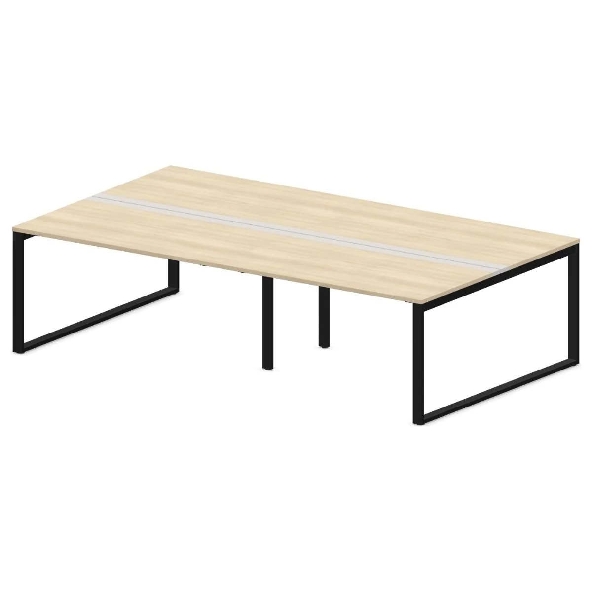 Teamarbeitsplatz SQart 4U O-LEG - NST-SQART-WORKBENCH-4U-O-LEG-FLAP
