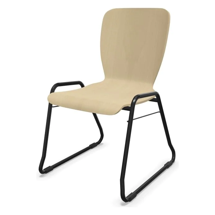Besucherstuhl Wing II CFS - NST-WING-II-CFS-BL-WOOD-1.007-GB