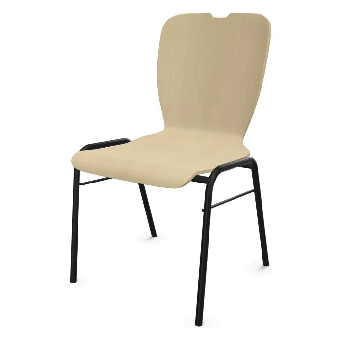 Besucherstuhl Wing II 60 - NST-WING-II.60-4L-BL-WOOD-1.007-GB