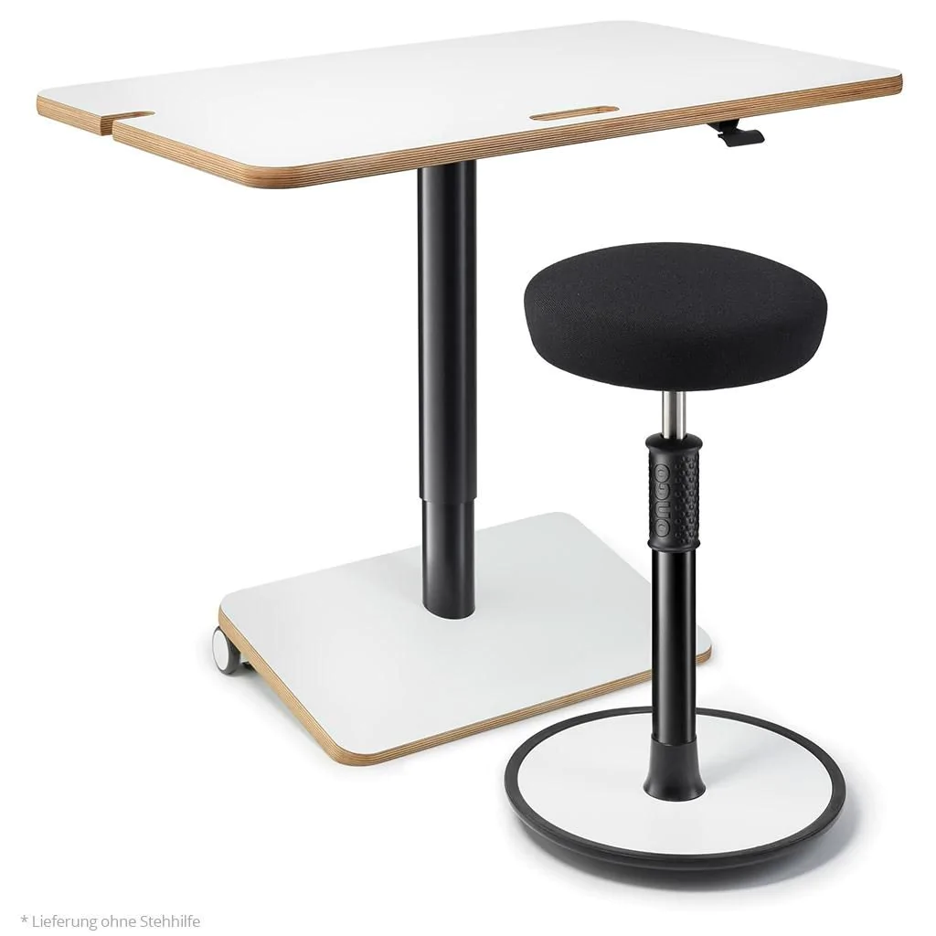 Spark mobile Schreibtisch, 80-100 cm, höhenverstellbar, mittels Gasdruckfeder von Ongo by Köhl - Produktbild 2 von 5