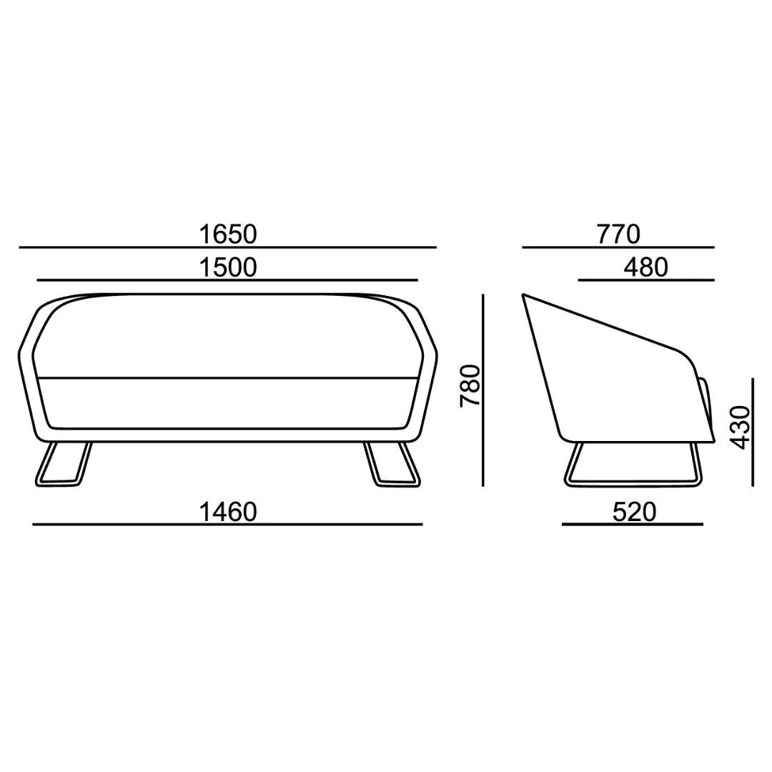 Lounge Sofa Organix 5263 von RIM - Produktbild 3 von 3