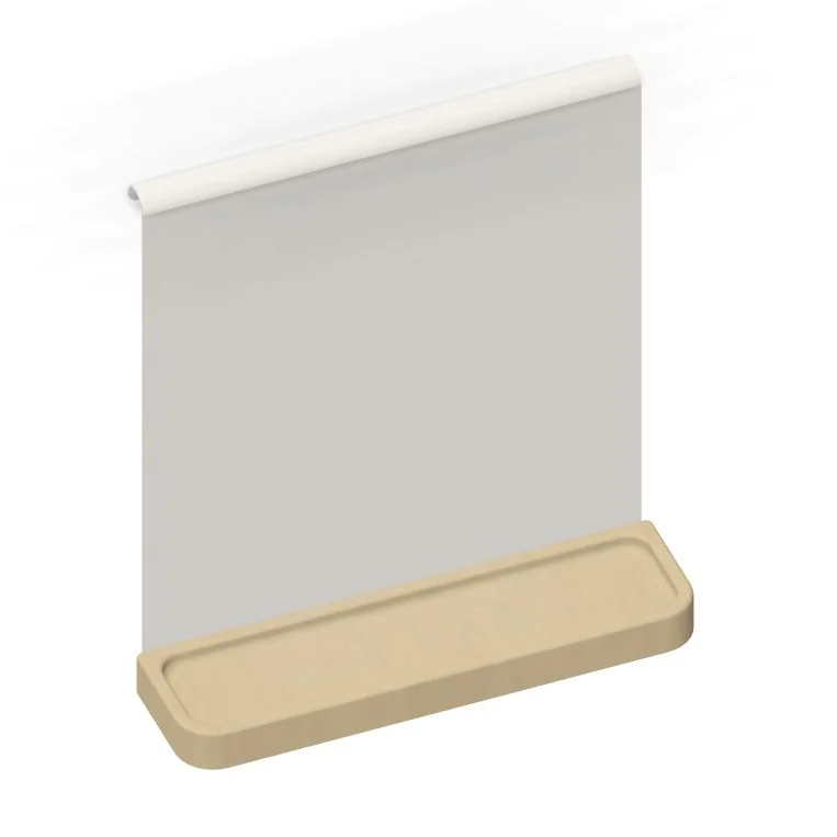 Magnetische Pinnwand mit Stiftablage aus Holz von Nowy Styl - Produktbild 1 von 1