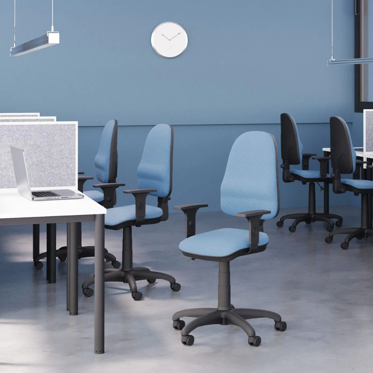 Schreibtisch E10 Rundrohr 4-Fuß von Nowy Styl - Produktbild 3 von 8