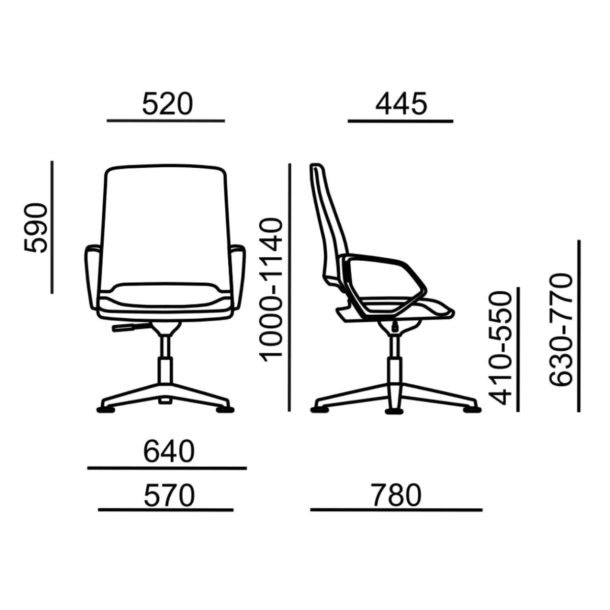 Bürostuhl Tea 1322 von RIM - Produktbild 6 von 6