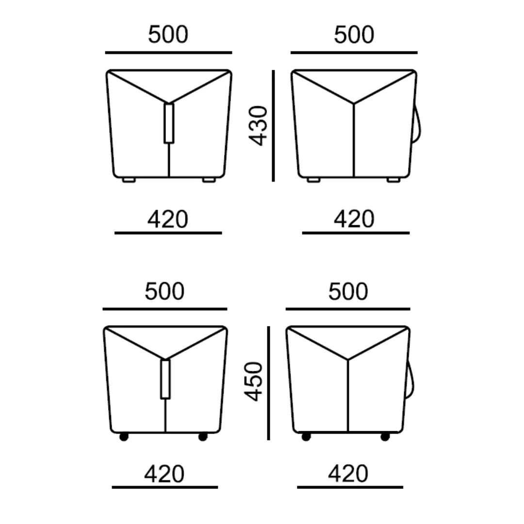 Hocker Stones 7765 Rollen von RIM - Produktbild 2 von 3