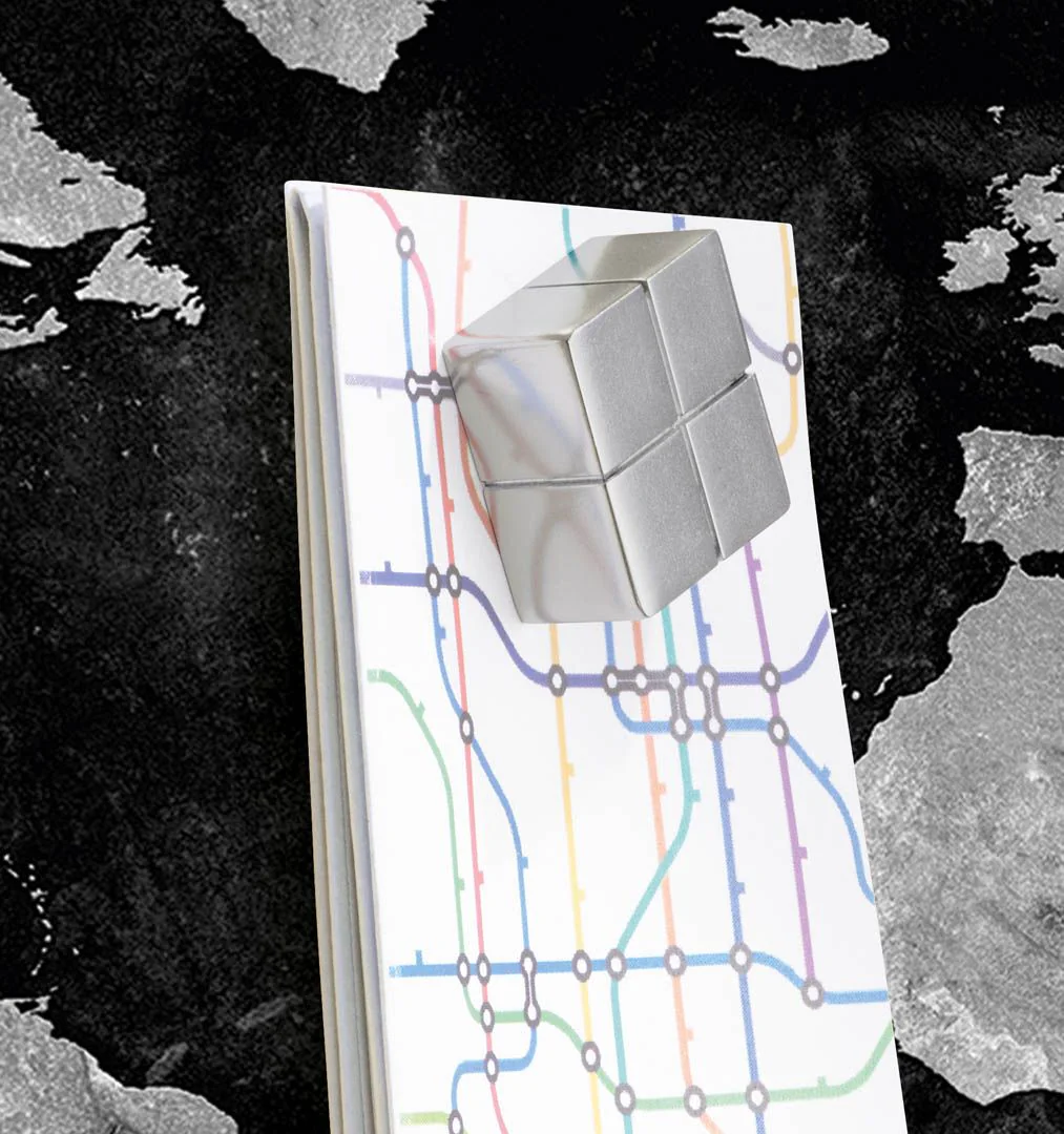 Glas-Magnettafel Artverum - World-Map von Sigel - Produktbild 7 von 8