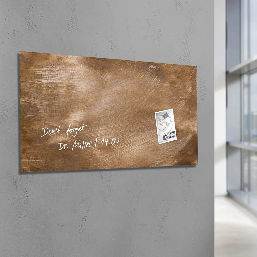 Glas-Magnettafel Artverum - Used-Bronze von Sigel - Produktbild 3 von 8