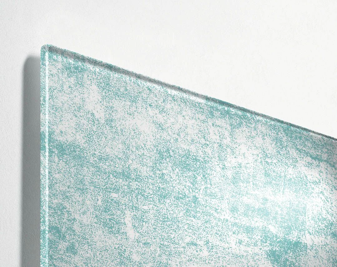 Glas-Magnettafel Artverum - Turquoise Wall matt von Sigel - Produktbild 6 von 7