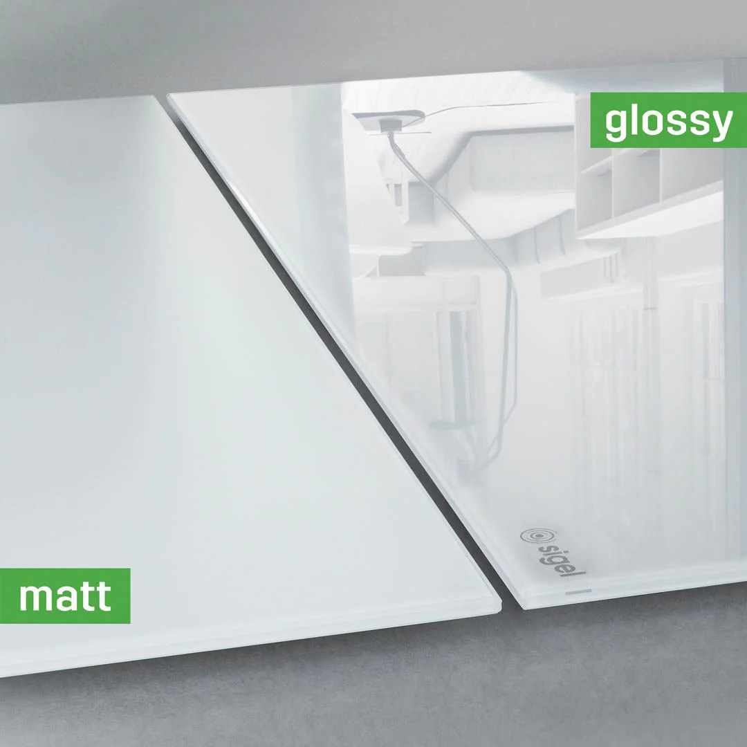Glas-Magnettafel Artverum - Turquoise Wall matt von Sigel - Produktbild 7 von 7
