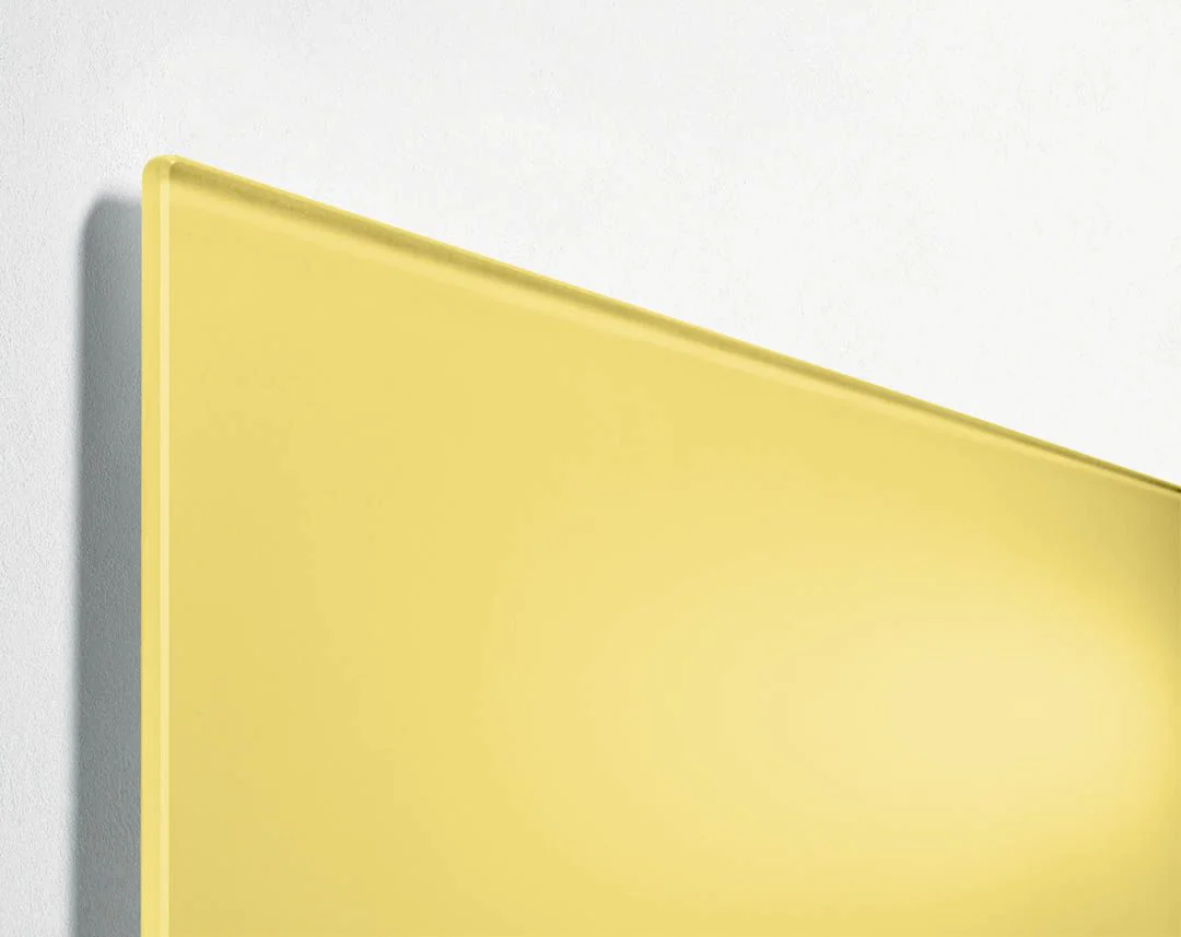 Glas-Magnettafel Artverum - Pastellgelb matt von Sigel - Produktbild 7 von 8