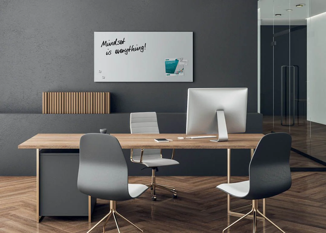 Glas-Magnettafel Artverum - Super-Weiß matt von Sigel - Produktbild 2 von 7