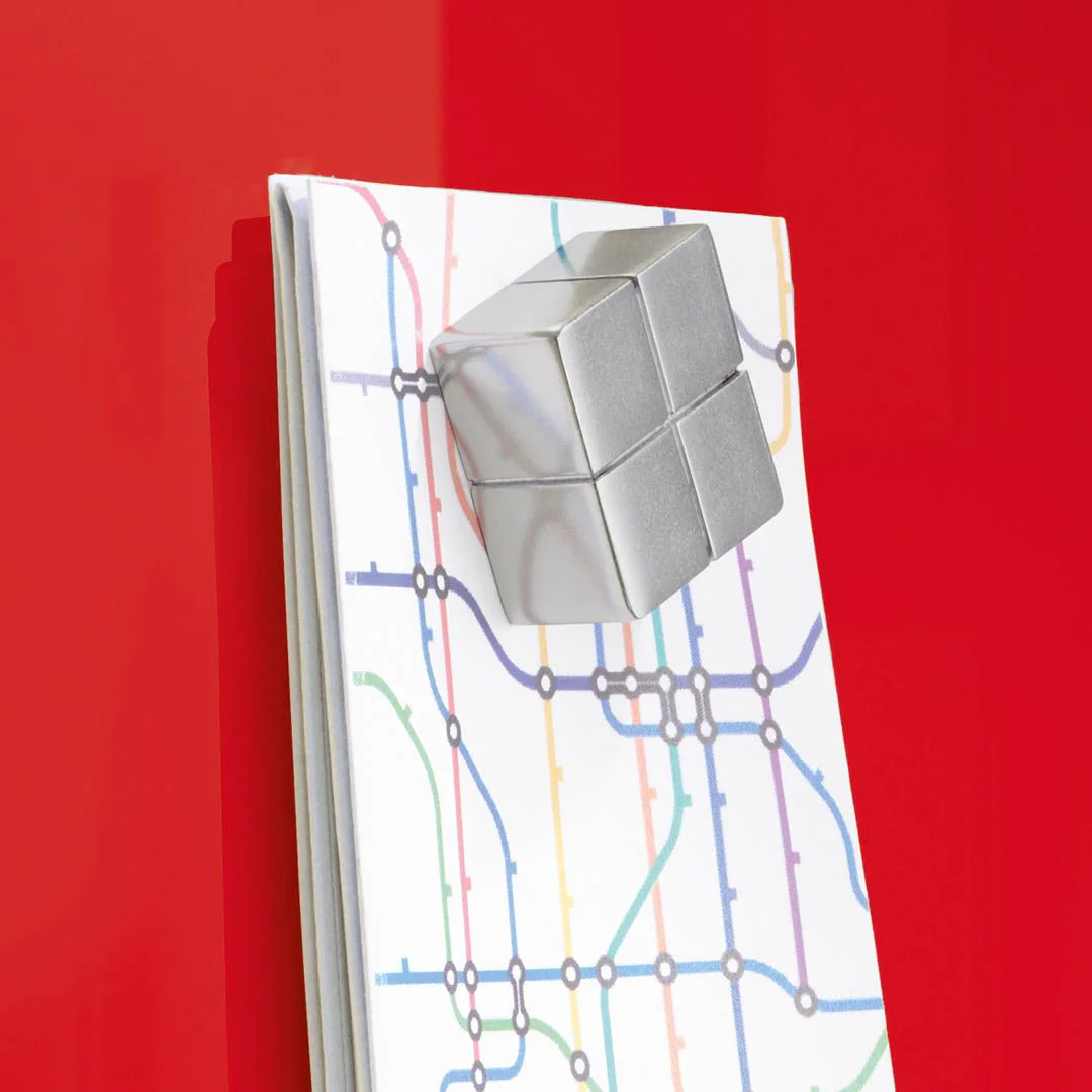Glas-Whiteboard Artverum - Rot von Sigel - Produktbild 7 von 9