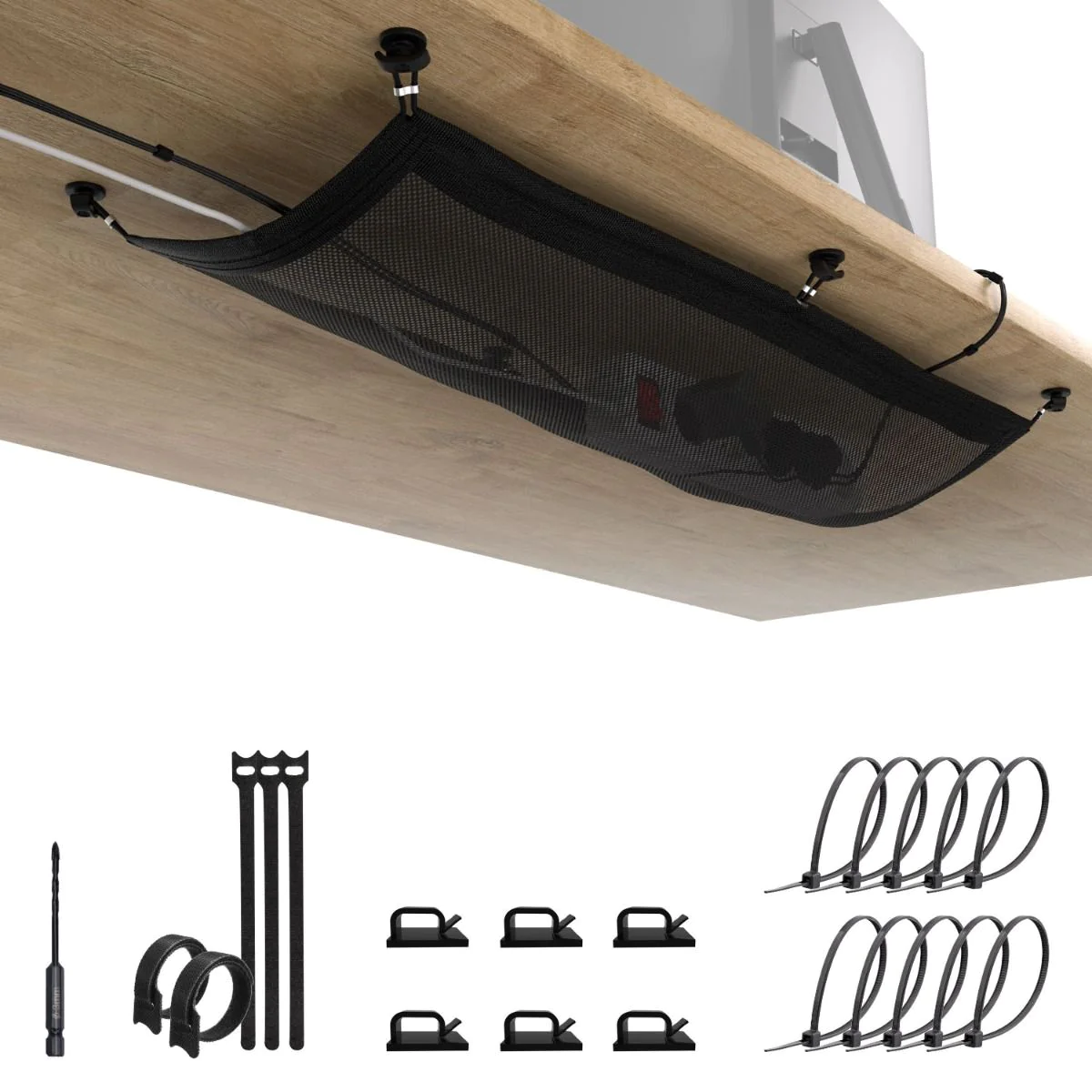 Flexibles Kabelnetz für den Schreibtisch - OLV-OL1067