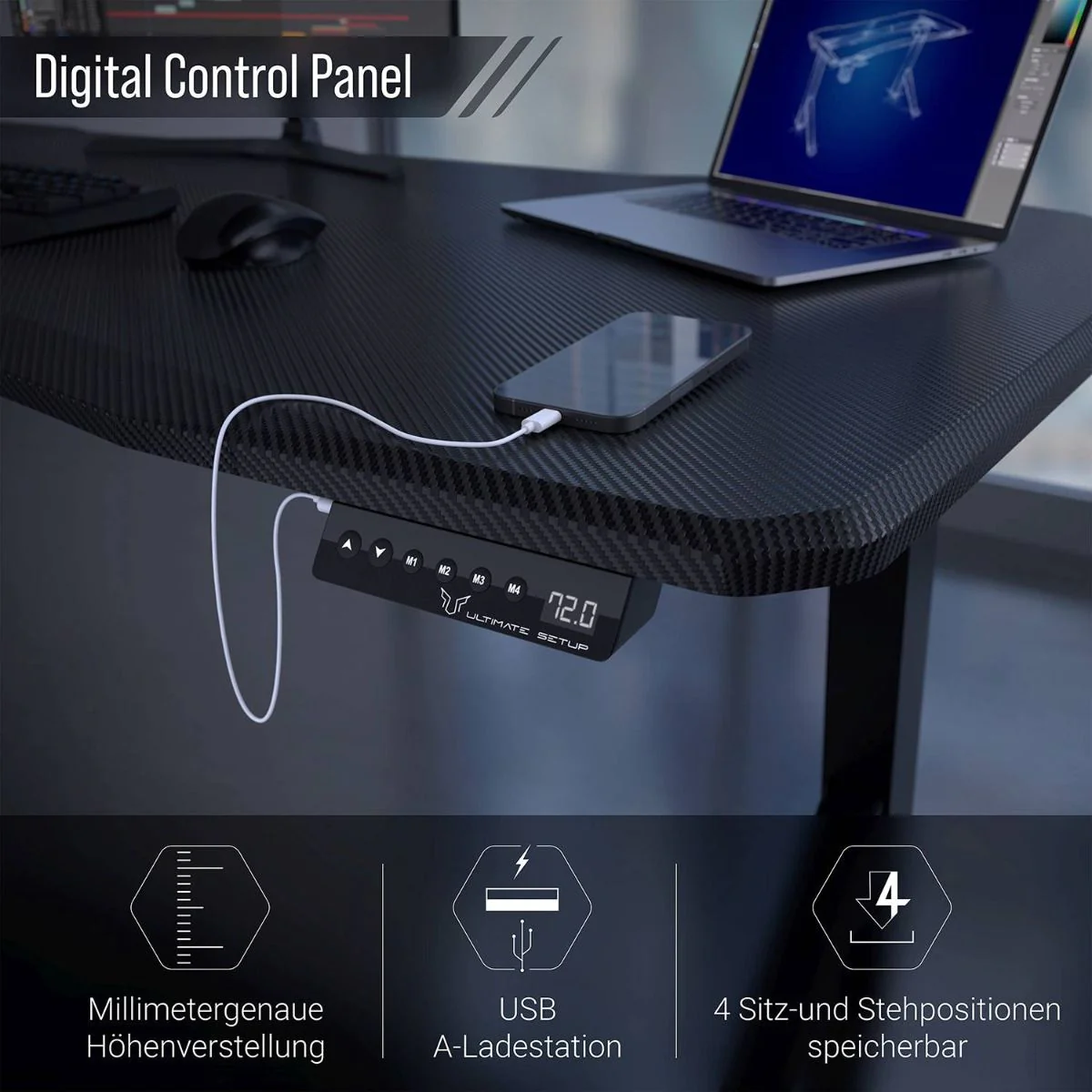 Tischgestell höhenverstellbar - Ultimate Setup von Ultimate Setup - Produktbild 6 von 14