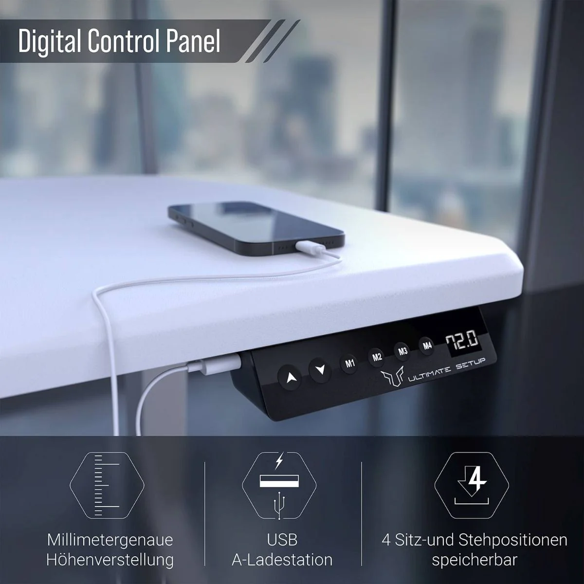 Tischgestell höhenverstellbar - Ultimate Setup von Ultimate Setup - Produktbild 7 von 14