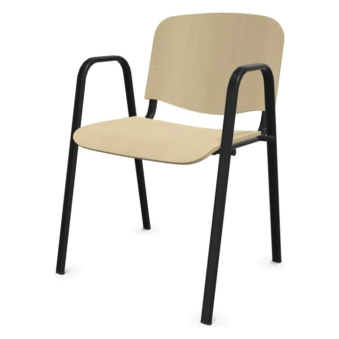 Konferenzstuhl ISO Wood W - NST-ISO-W-DE-4L-BL-WOOD-1.007-GB