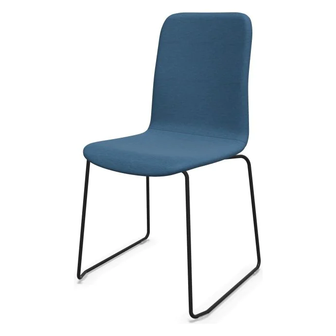 Besucherstuhl Vapaa Kufe Polster hohe Lehne - NST-VAPAA-FRAME-CHAR-CFS-UPH-HB