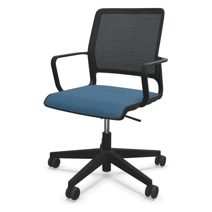 Konferenzstuhl Xilium AL Netz - NST-XILIUM-CONFERENCE-SWIVEL-CHAIR-A-MESH