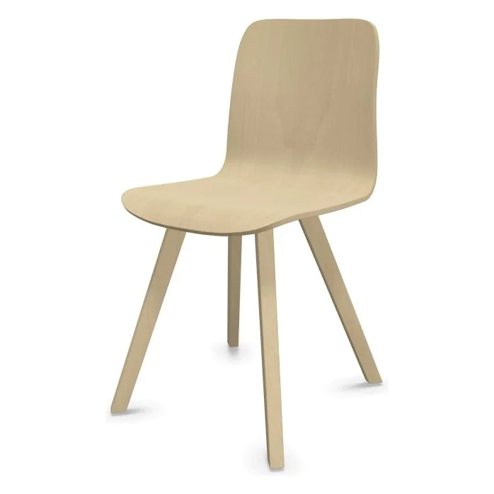 Besucherstuhl Vapaa 4FH - NST-VAPAA-FRAME-CHAR-4L-LGW-W