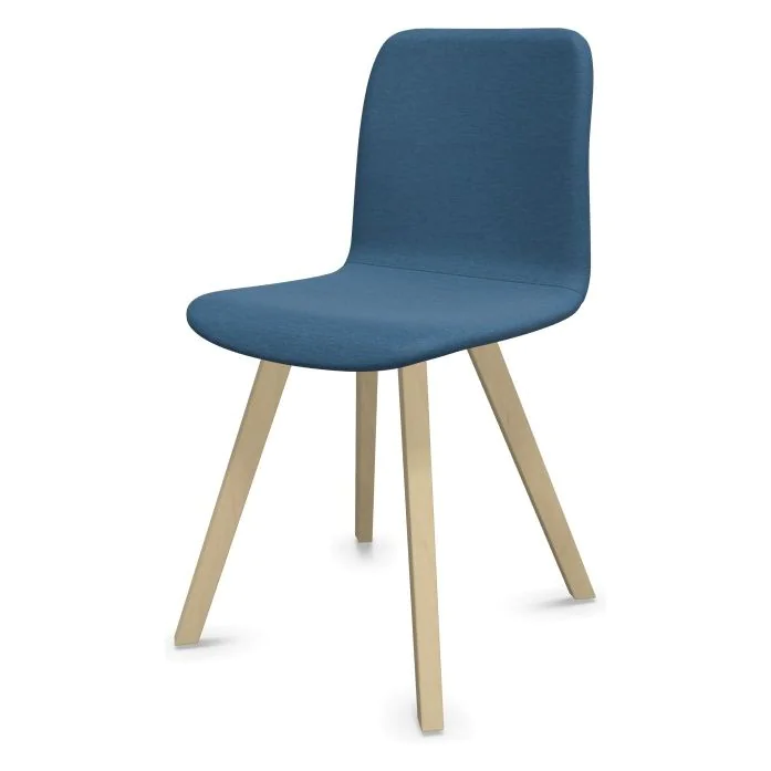 Besucherstuhl Vapaa 4FH Polster - NST-VAPAA-FRAME-CHAR-4L-LGW-UPH